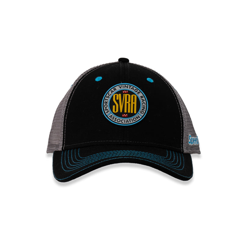 Load image into Gallery viewer, SVRA Trucker Hat - Black/Grey
