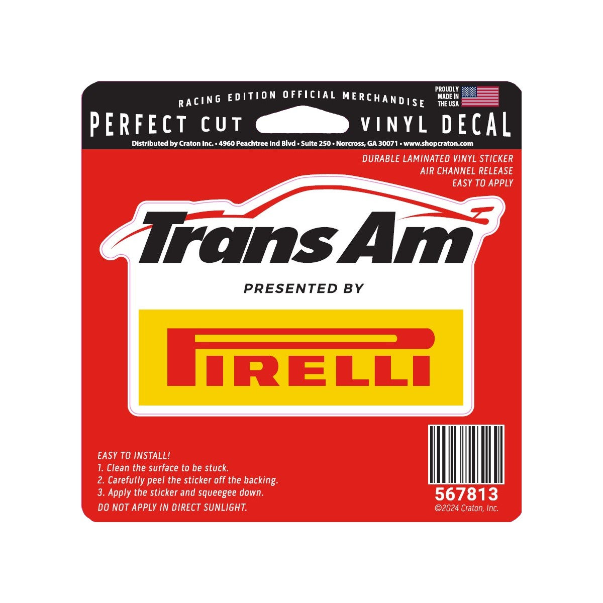 Trans Am Decal – Speedtour Merch